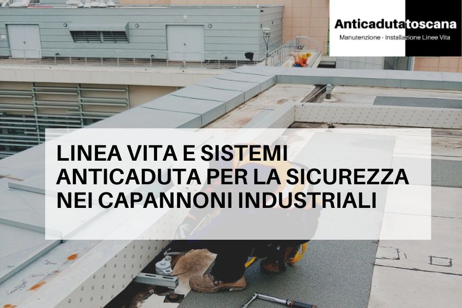 linea vita Toscana capannoni industriali